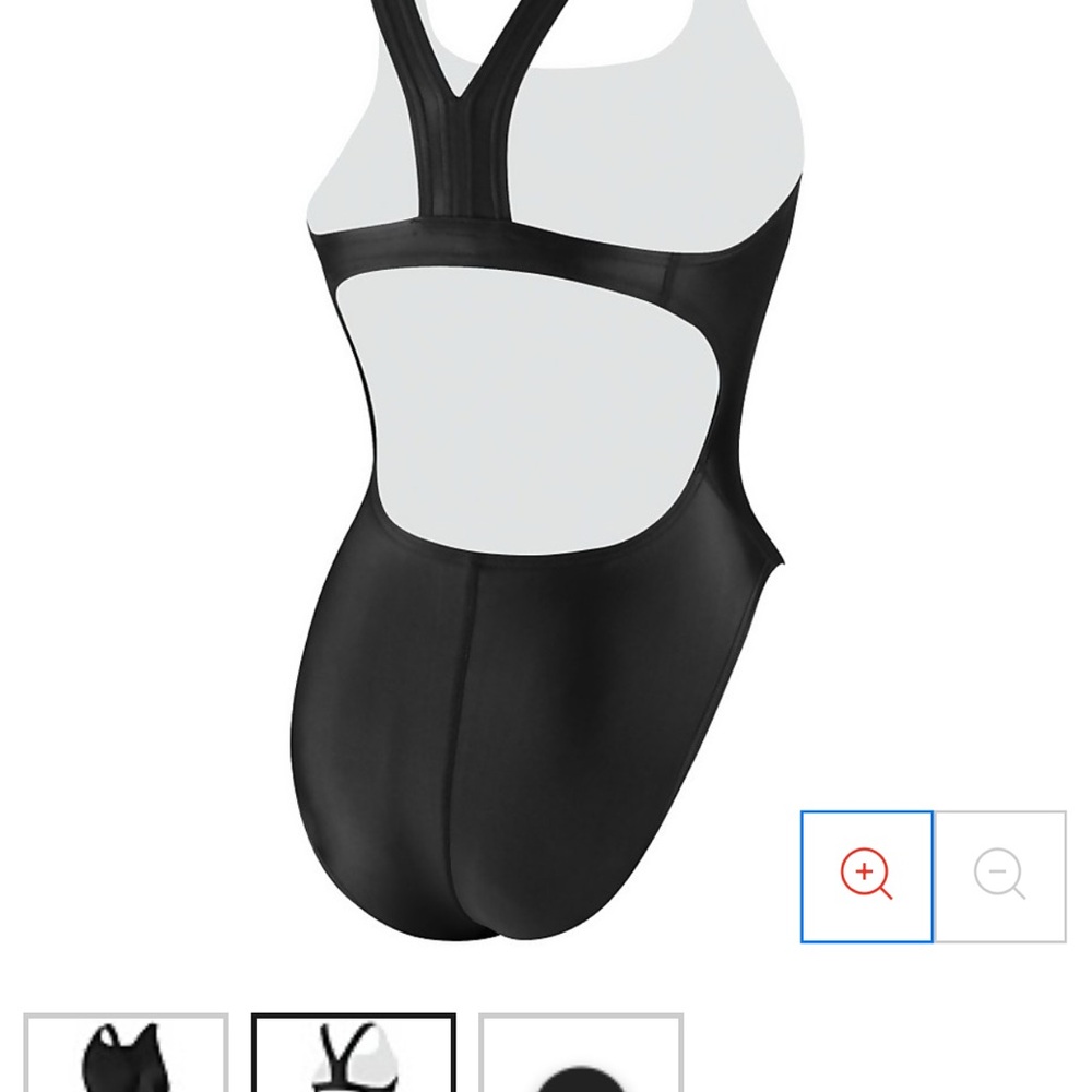 Girl's Solid Youth Super Pro One Piece Black size 6